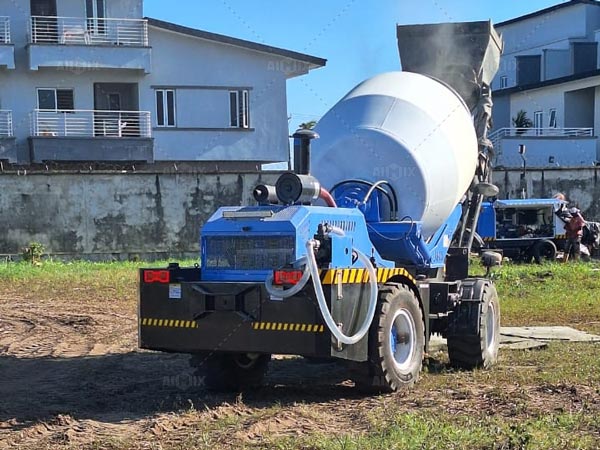 Aimix self loading concrete mixers in Nigeria