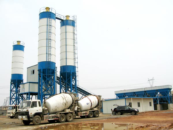 AJ-180 belt type concrete plant
