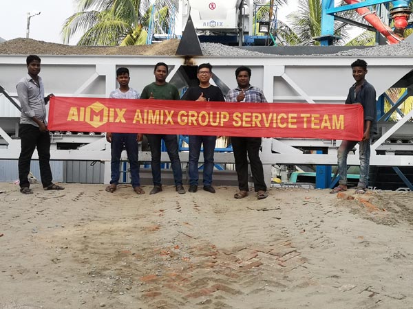 AJ-50 concrete batching plant