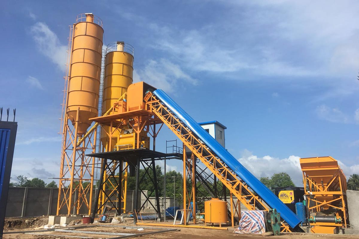 AJ-60 concrete batching plant Sri Lanka
