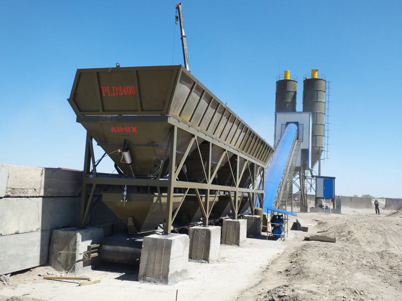 AJ-90 belt conveyor concrete batching-plant