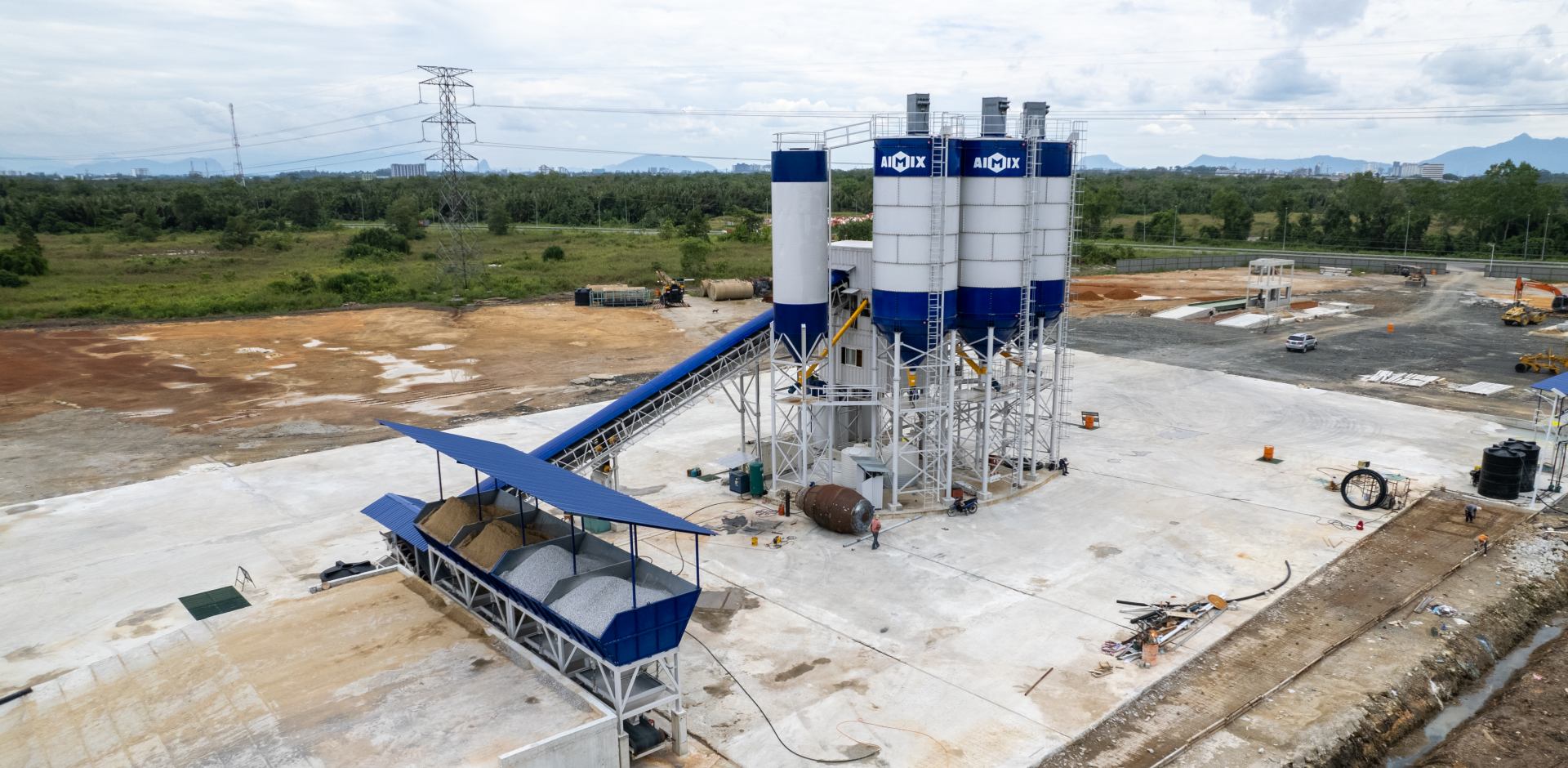 AJ180 batching plant solution