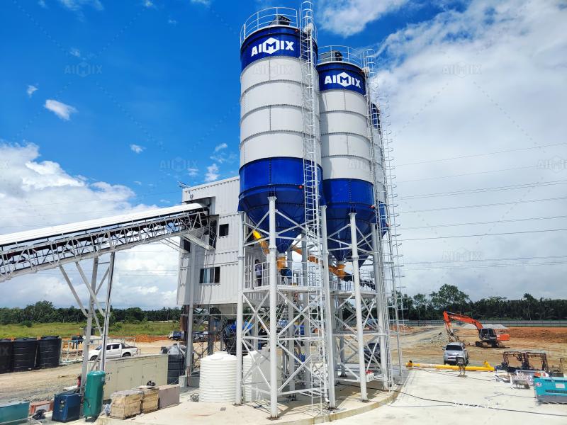 AJ180 high-capacity batching plant installed in Malaysia