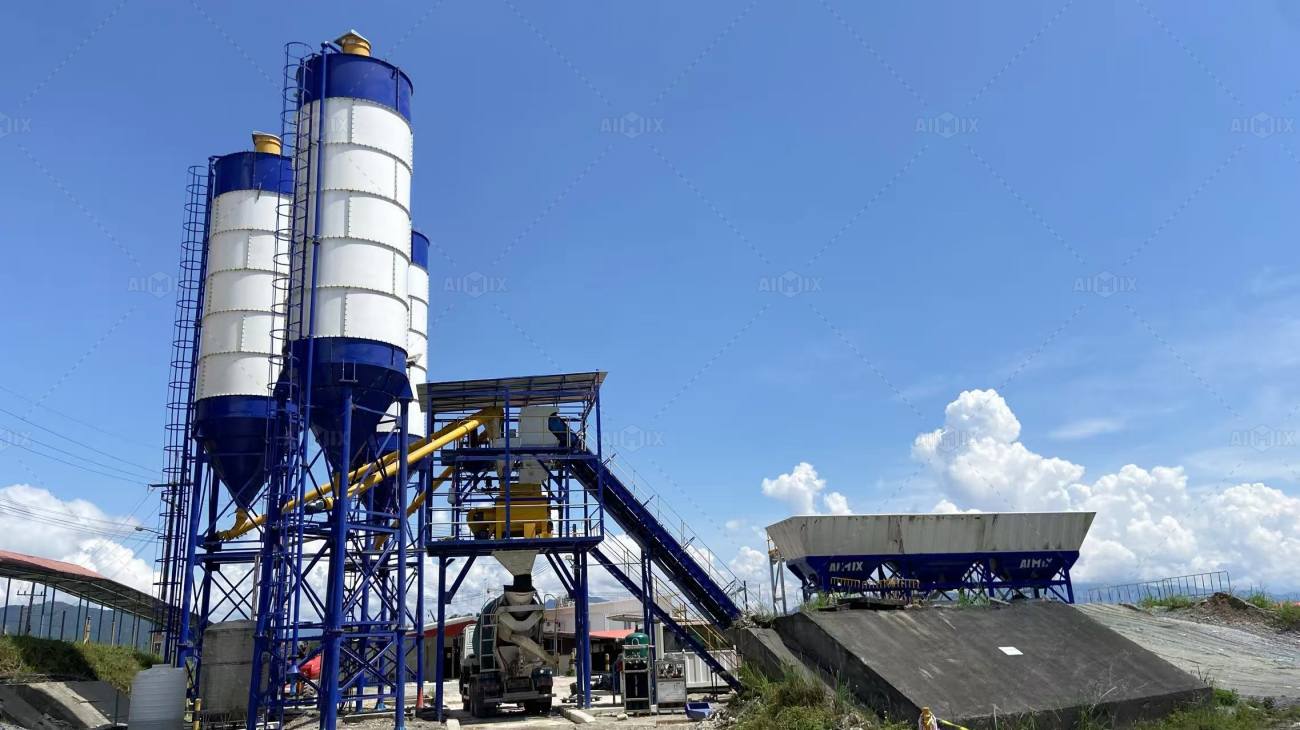 AJ60 concrete plant for Laos