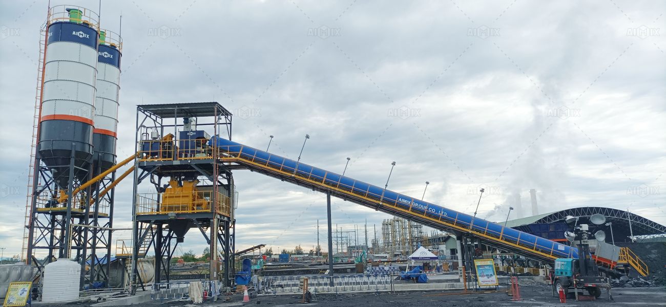 AJ90 batching plant in Papua Indonesia