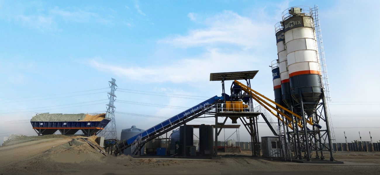 AJM75 foundation-free batching plant for sale in Saudi Arabia