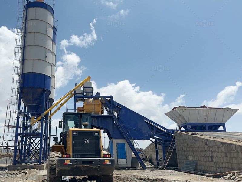 AJY-60 mobile mixer plant for Ethiopia