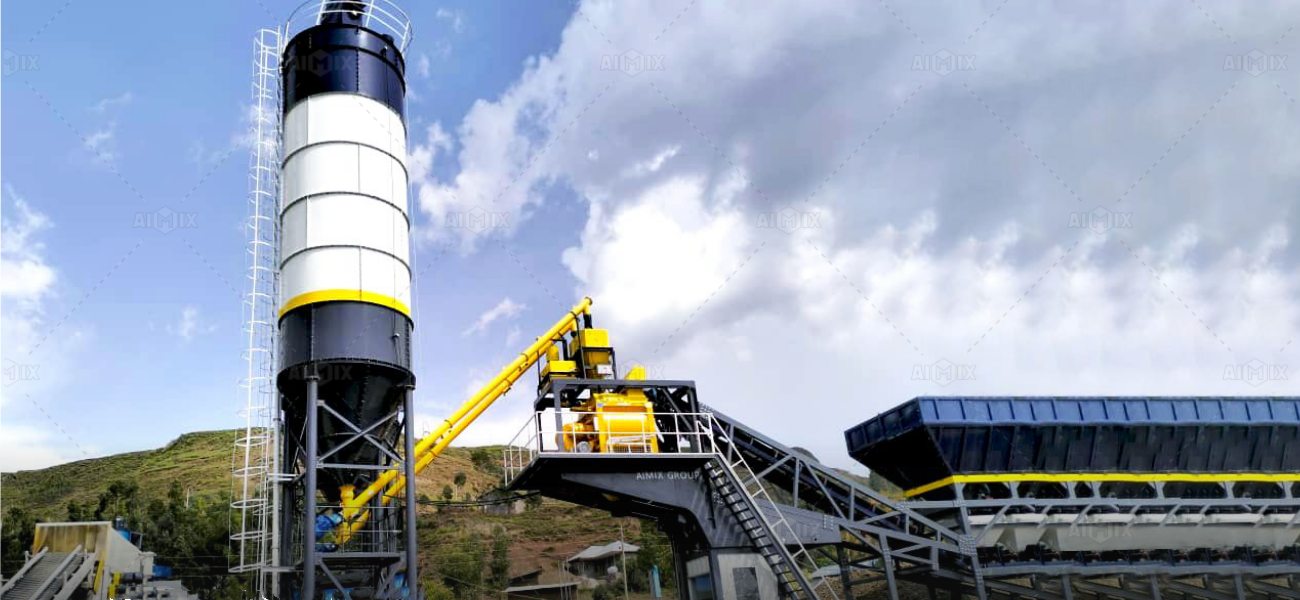 AJY75 mobile batch plant for Ethiopia