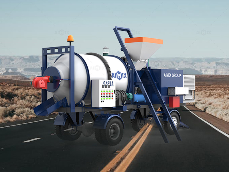 ALB Series asphalt mixer machine for sale 3D drawing