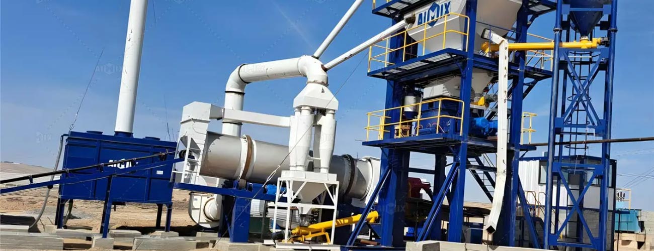 ALQ 60 Asphalt Batch Plant in Uzbekistan