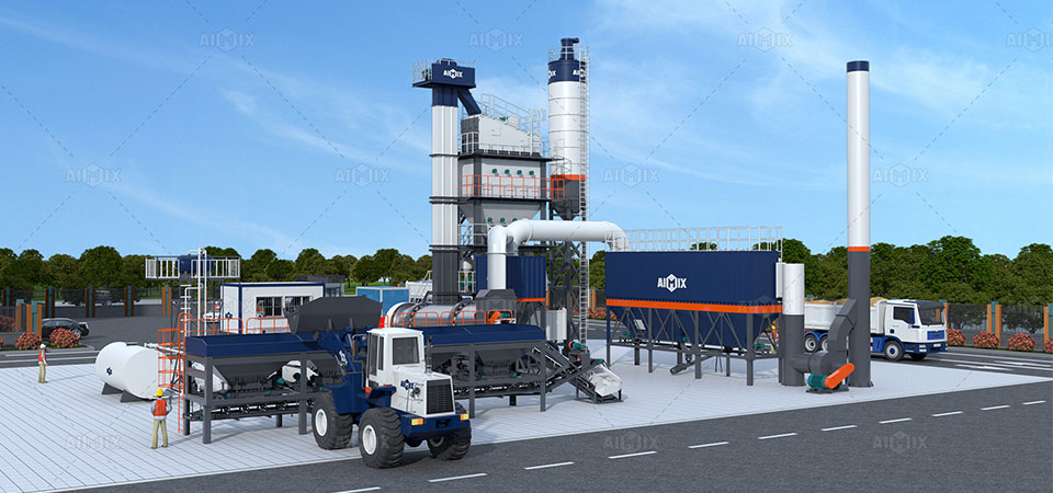 ALQ Series Stationary Asphalt Plant for Manila Highways Construction