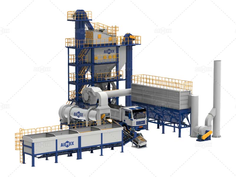 ALQ80 stationary asphalt batch plant