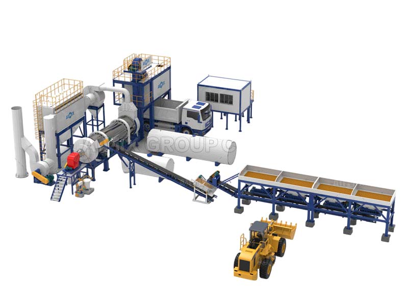 ALT asphalt drum mix plant stationary