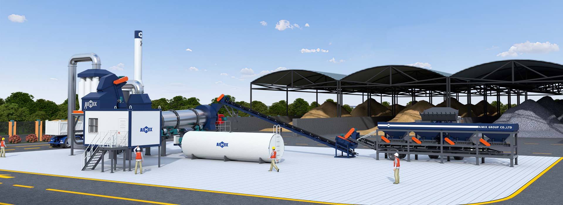 ALT Series mini asphalt drum mix plant for sale