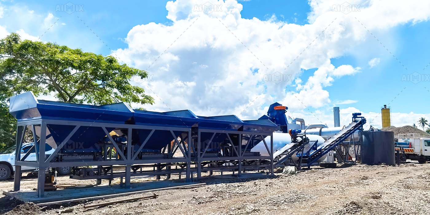 ALT40 drum asphalt plant in Fiji