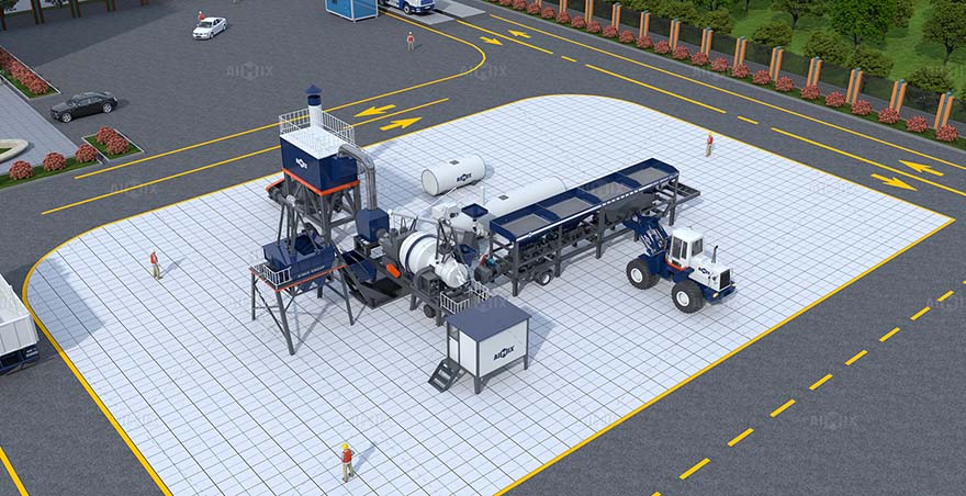 ALYJ series compact asphalt mixing plant