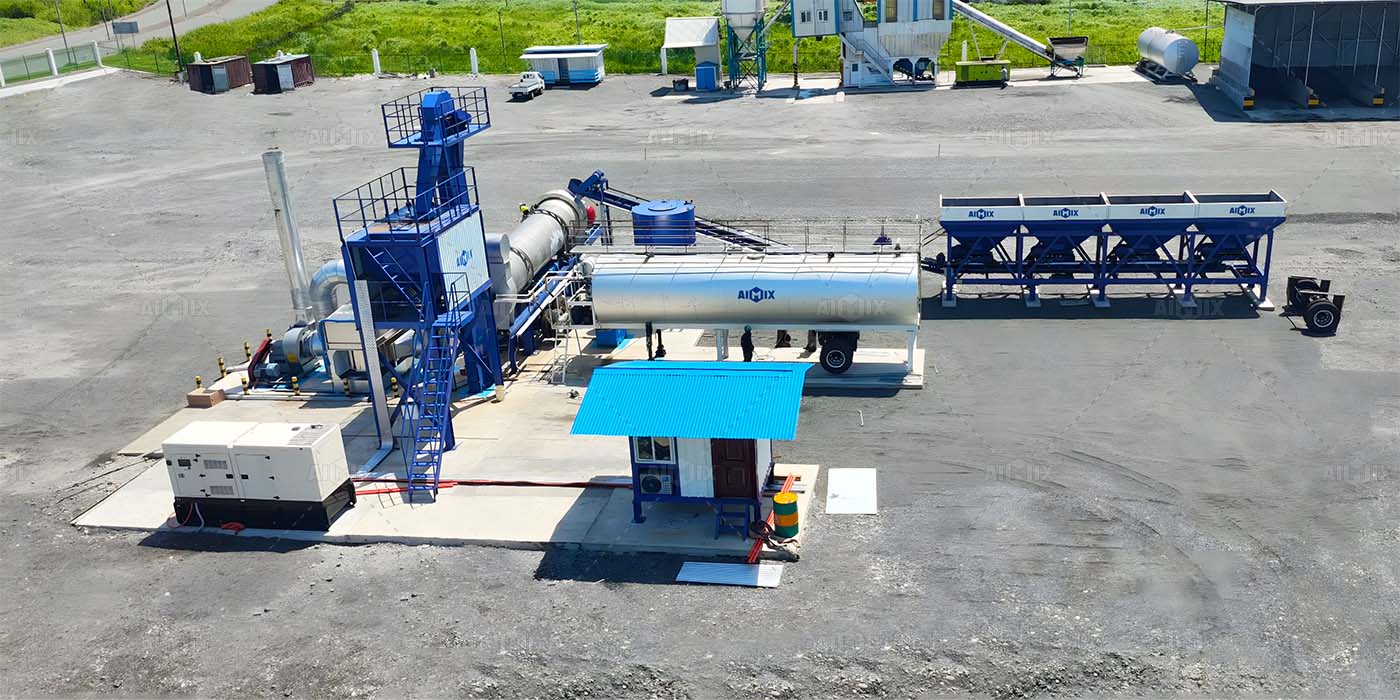 ALYT-80 portable asphalt drum mix plant for sale