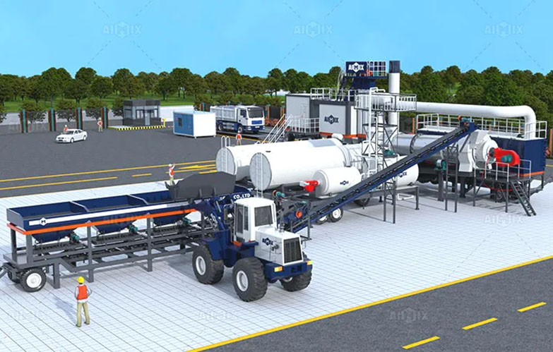 ALYT mobile drum mix plant for sale