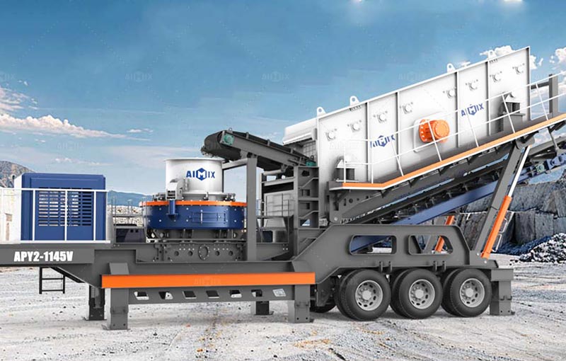 APY2 mobile crusher plant - cone type