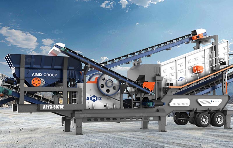 APY3 mobile crushing plant - jaw type