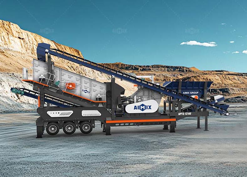APY3 Wheeled Type Mobile Impact Crusher