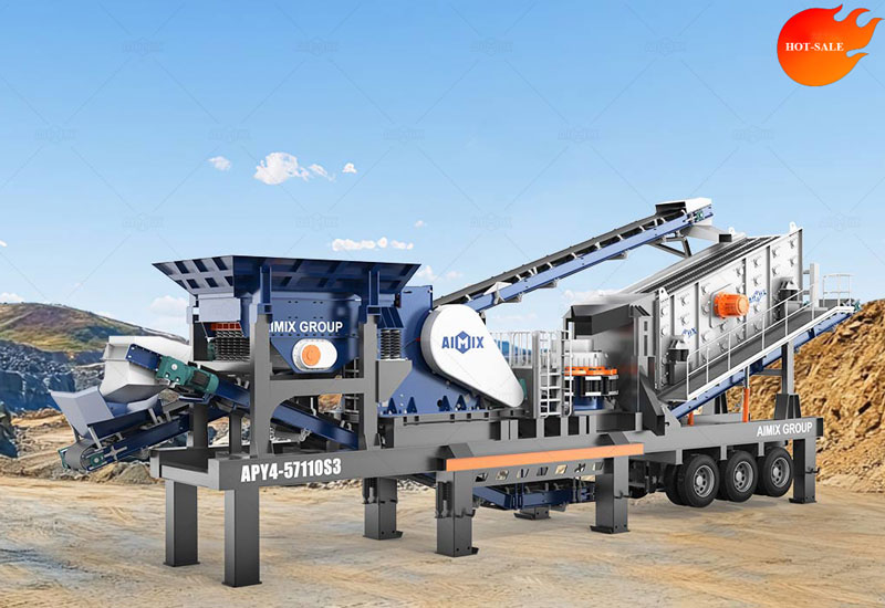 APY4 4 in 1 wheeled mobile crushing units