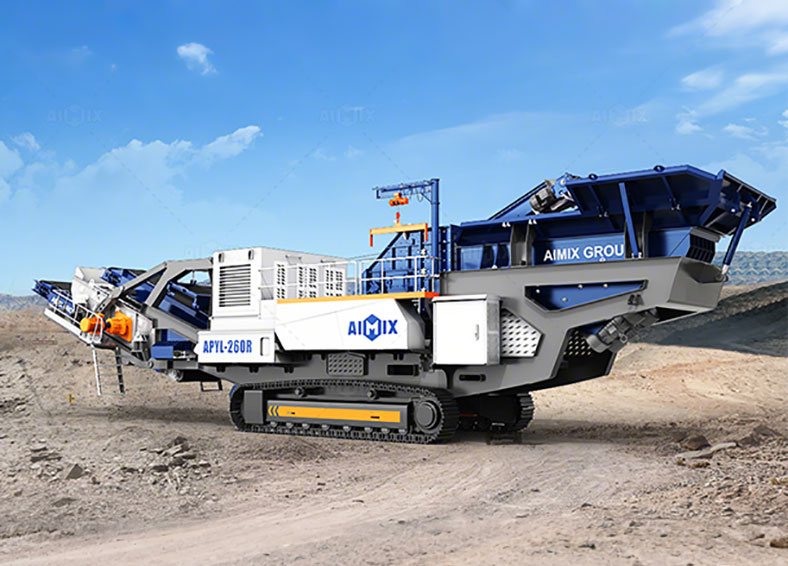 APYL Track Chassis Mobile Impact Crushing Equipment