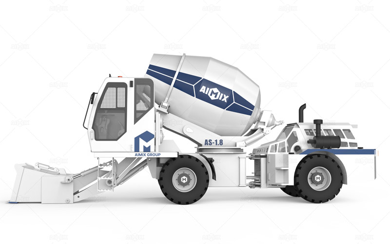 AS-1.8 mini self loading mixer concrete