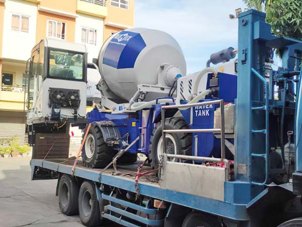 AS-1.8 self loading concrete mixer in the Philippines