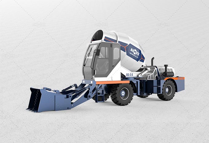 AS-2.6 concrete mixer self loading