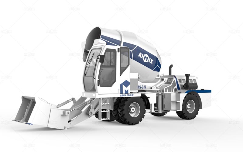 AS-3.5 self loading mobile concrete mixer