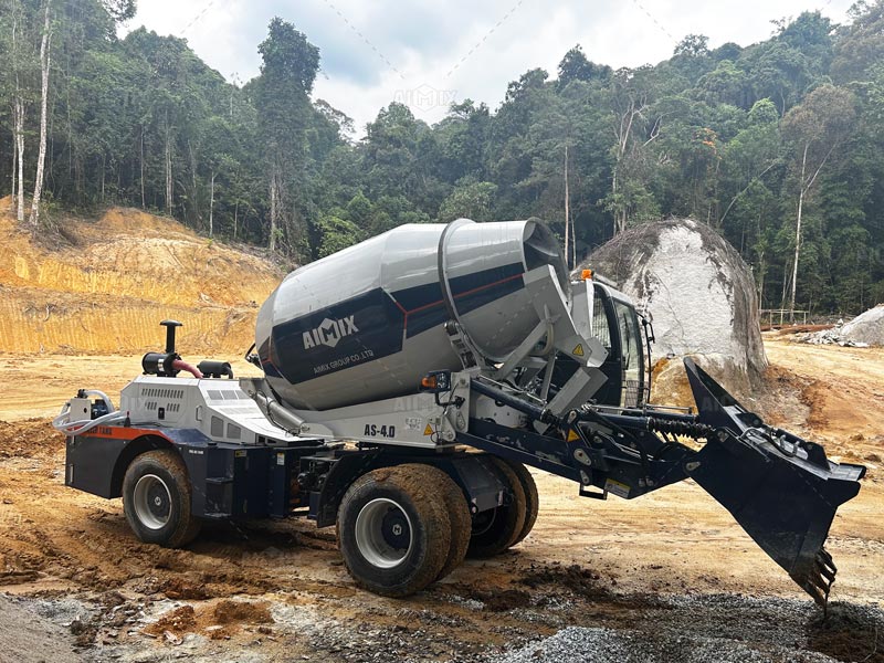 AS-4.0 Aimix concrete self loading mixer in Malaysia