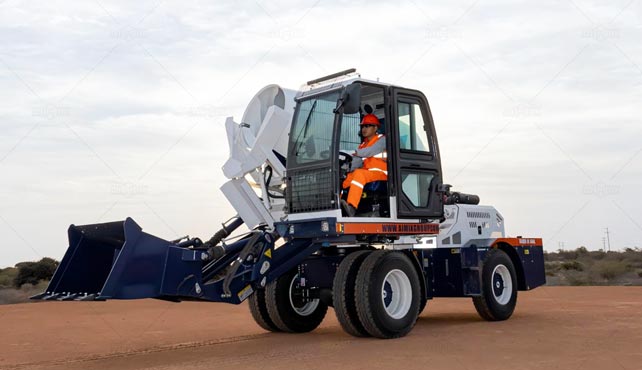 AS-4.0 Self Loading Concrete Mixer for Factory Construction in Peru