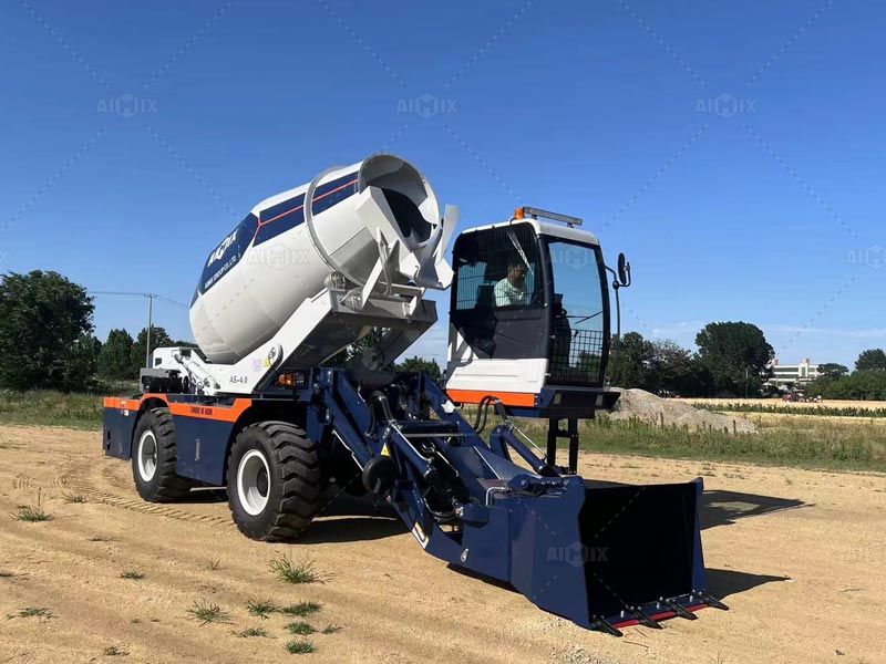 AS-4.0 Self Loading Concrete Mixer in Mexico
