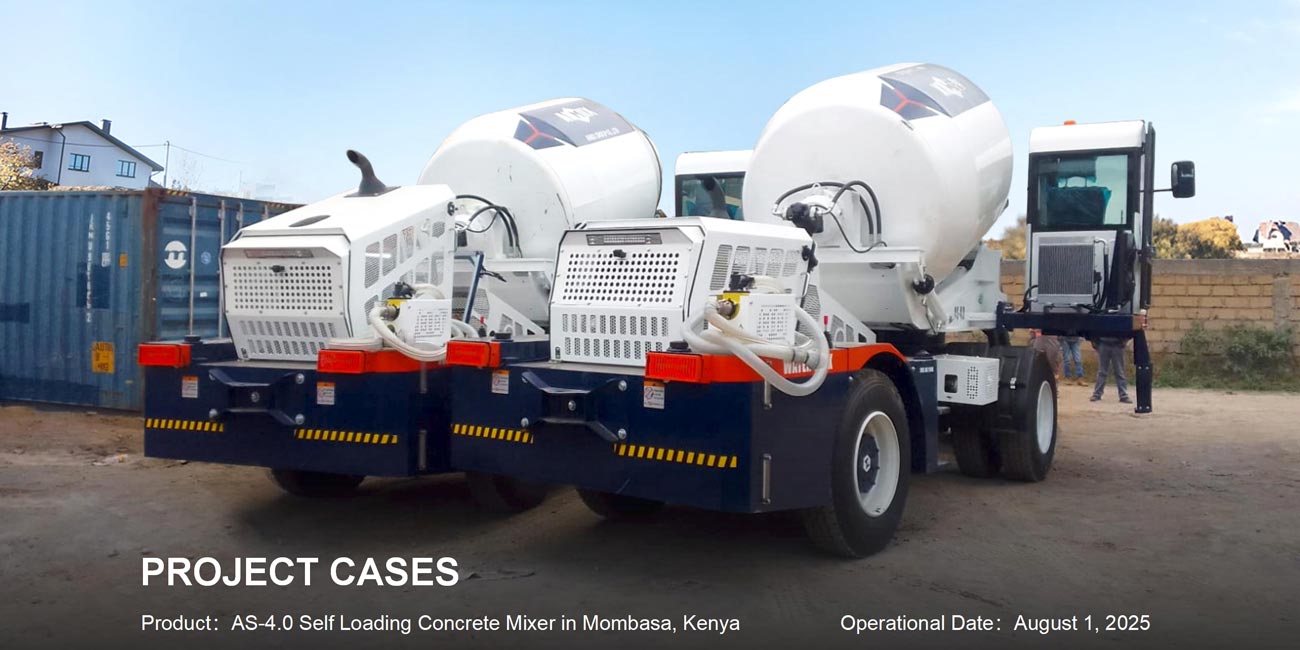 AS-4.0 Self Loading Concrete Mixer in Mombasa Kenya