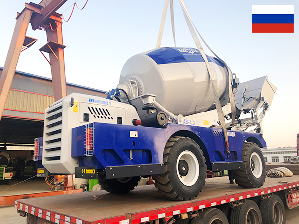 AS-4.0 self loading mixer to Russia