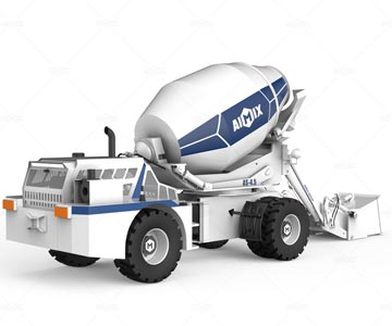AS-4.5 self loading concrete mixer