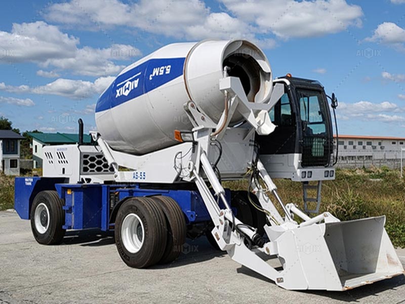 AS-5.5 self loading concrete mixer