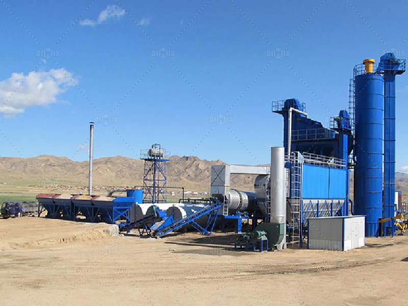 asphalt batch mix plant in Mongolia