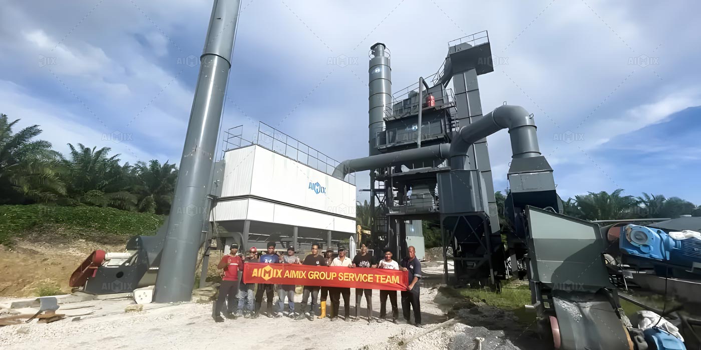 asphalt batch mixing plant