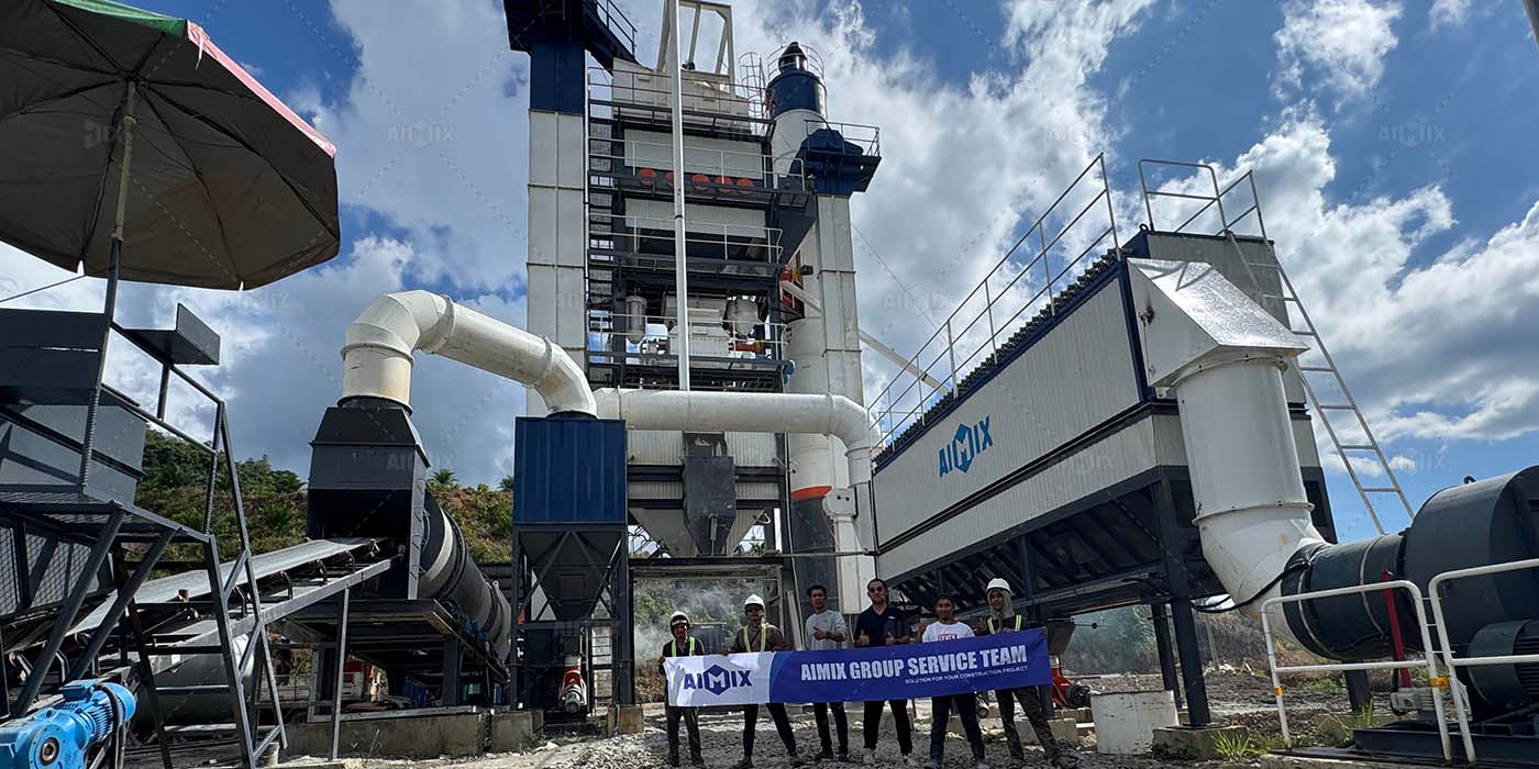 asphalt batch plant win cooperation with Malaysian Contractors