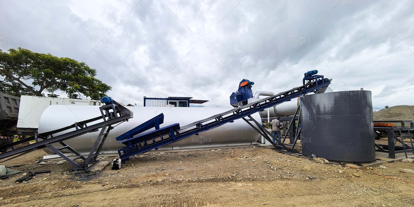 Asphalt drum mix plant cost for road and bridge construction