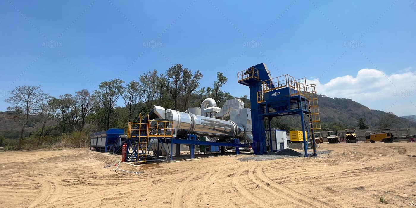 drum mix plant for sale on site production