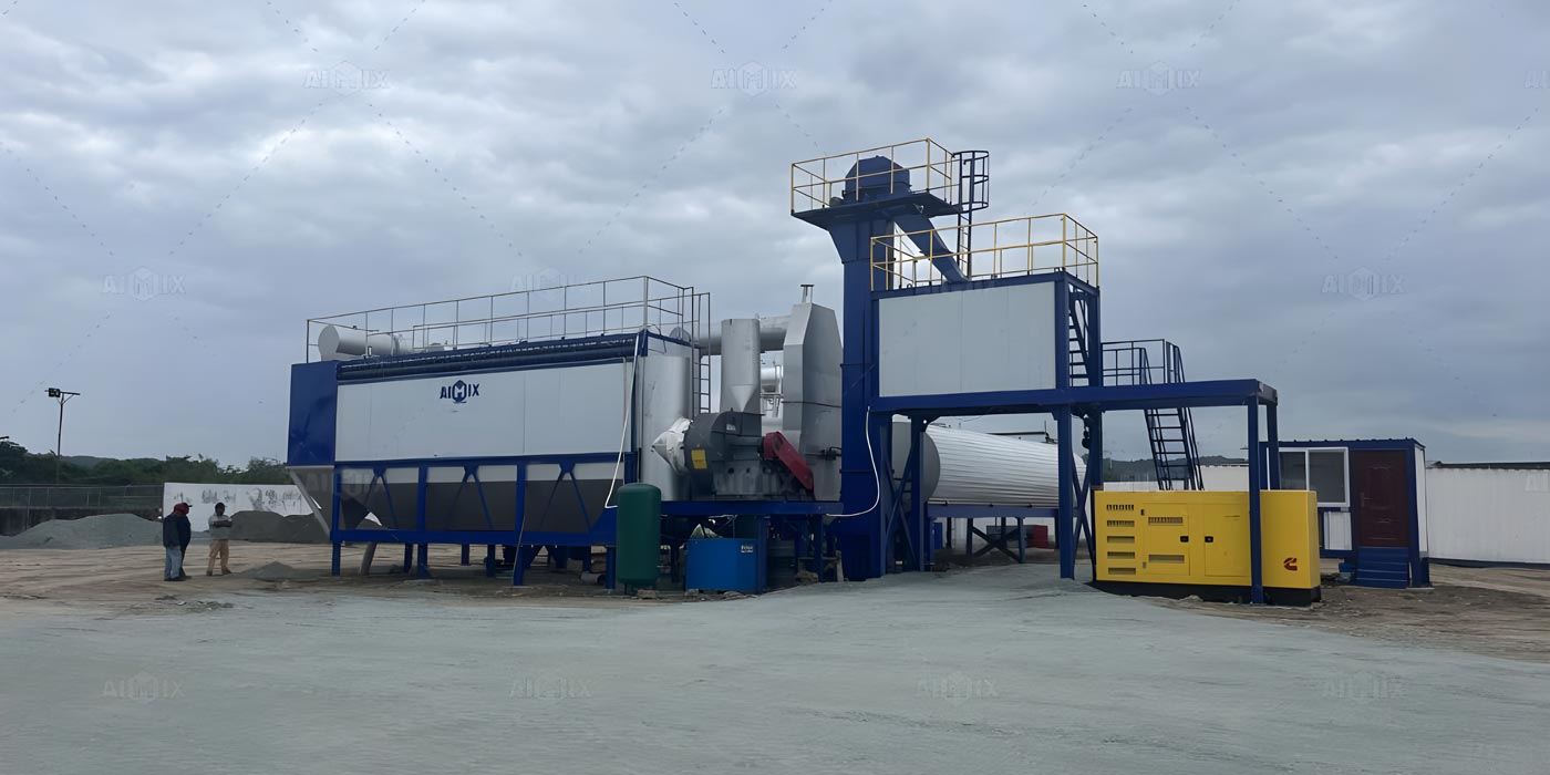asphalt mobile drum mix plant