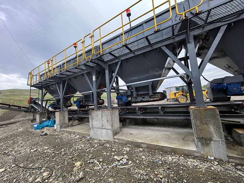 asphalt plant components of cold aggregate bin