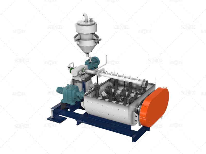 asphalt plant main mixer