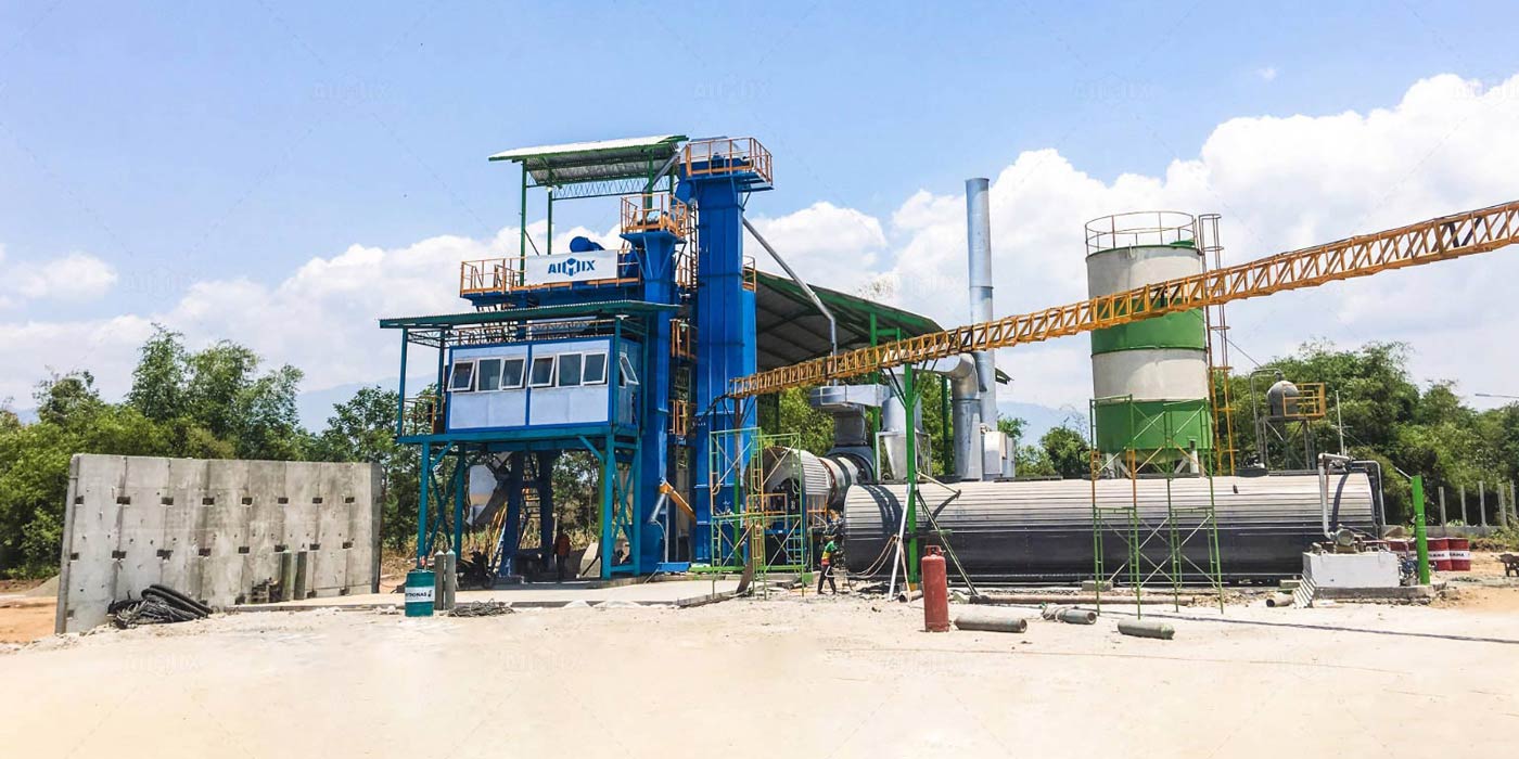 Batch Asphalt Mix Plant in Indonesia
