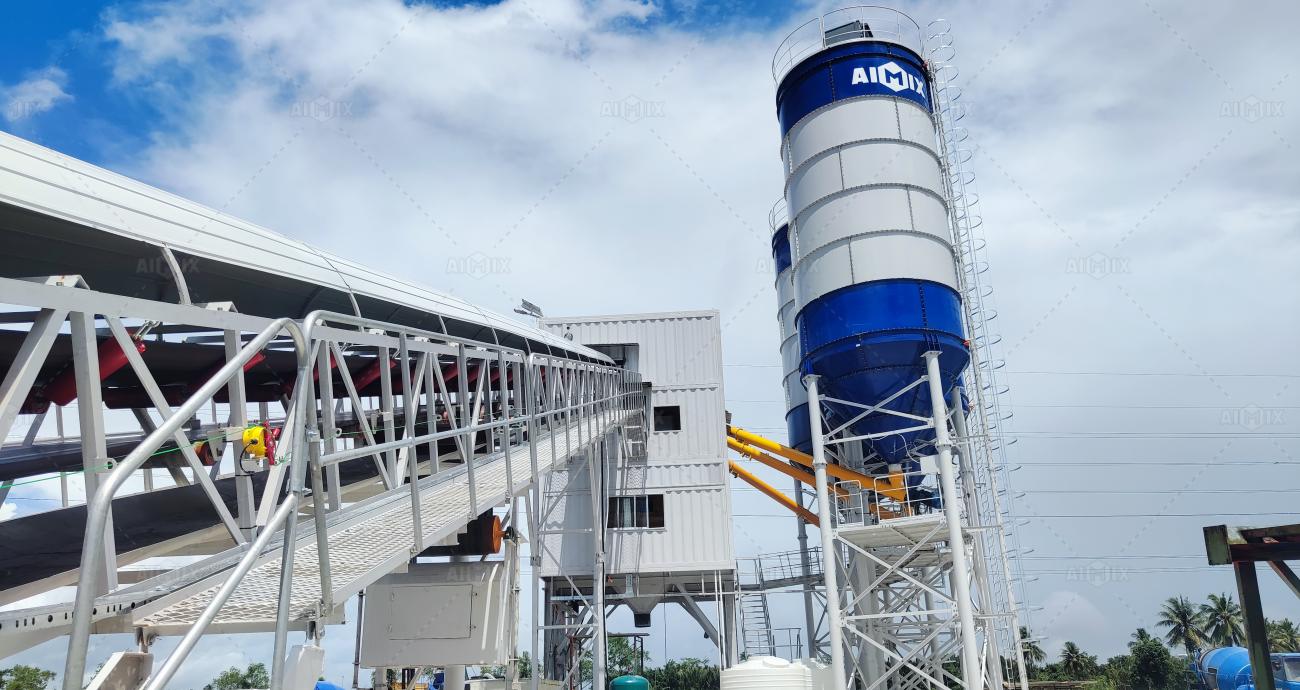 batching cconcrete plant ready for production in Malaysia