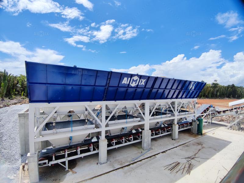 batching machine installed