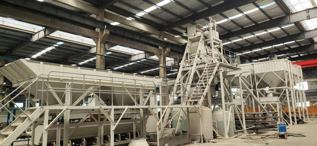 batching plant for precast concrete manufacturing